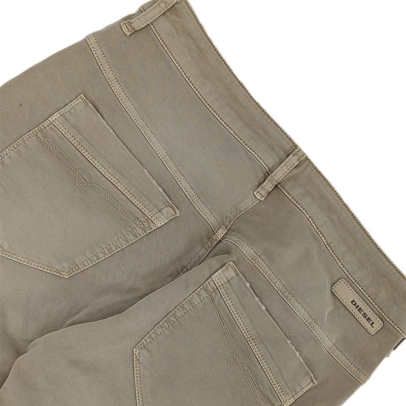 DIESEL FAYZA NE 0666A Womens Jogg Jeans Regular Fit Sweat Denim Pants Beige W27