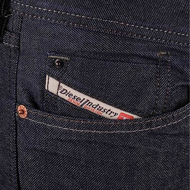 DIESEL WAYKEE 0088Z Mens Denim Jeans Regular Fit Straight Casual Jeans Black NEW