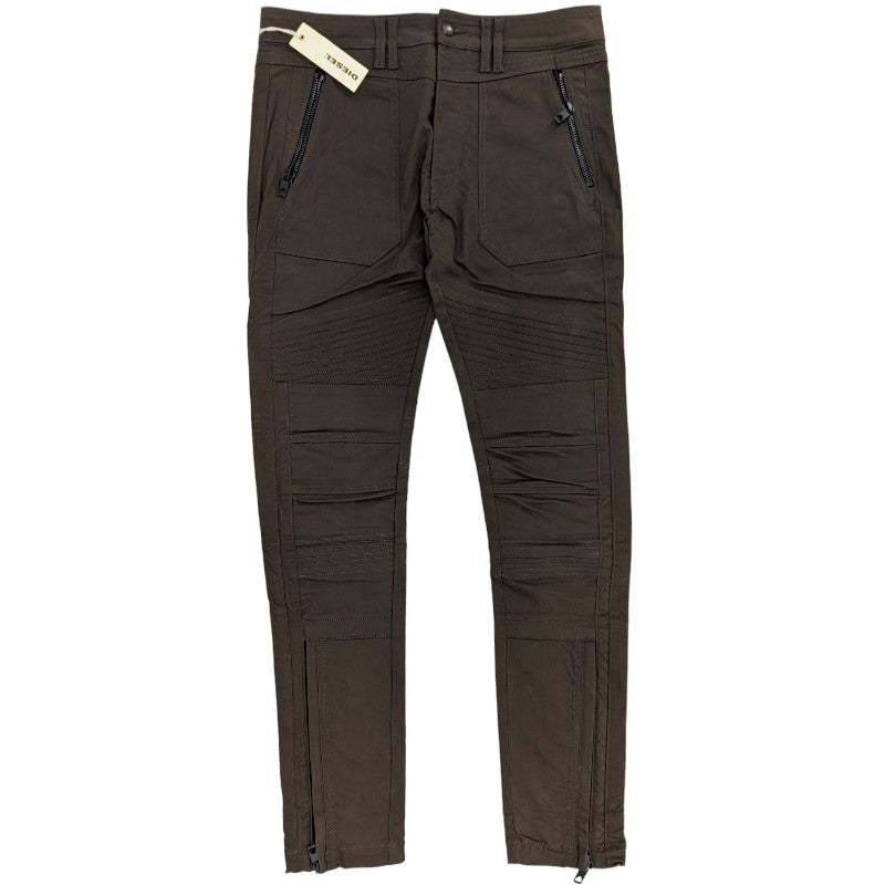 DIESEL BLACK GOLD BGECP Mens Jeans Slim Fit Skinny Stretch Motorcycle Denim Pant