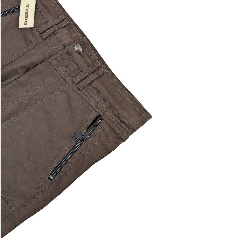 DIESEL BLACK GOLD BGECP Mens Jeans Slim Fit Skinny Stretch Motorcycle Denim Pant