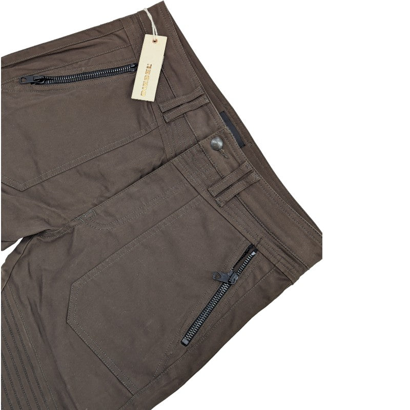 DIESEL BLACK GOLD BGECP Mens Jeans Slim Fit Skinny Stretch Motorcycle Denim Pant