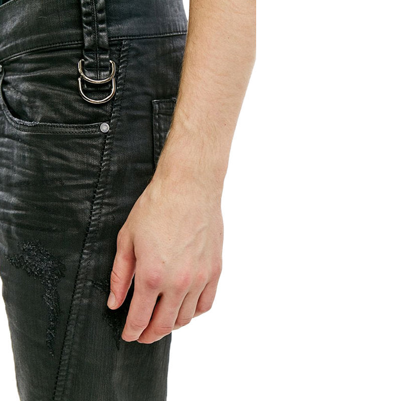 DIESEL BLANCK 0671E Mens Denim Jeans Slim Skinny Distressed Trouser Pants Italy