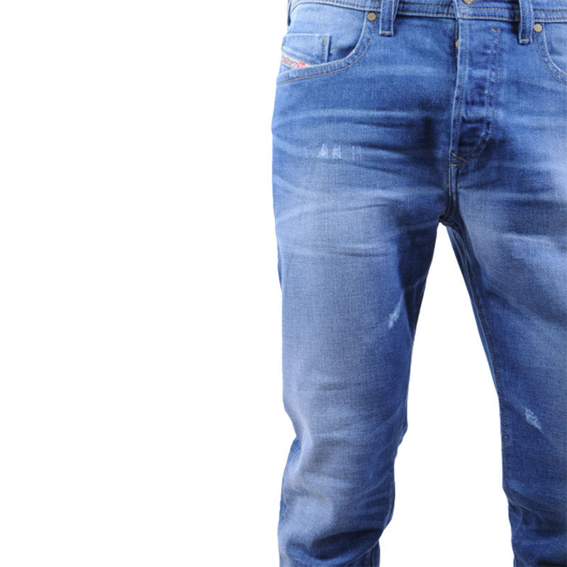 DIESEL BUSTER R60F8 Mens Denim Jeans Regular Slim Tapered Distress Casual Pants