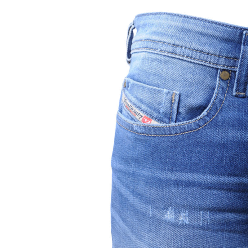 DIESEL BUSTER R60F8 Mens Denim Jeans Regular Slim Tapered Distress Casual Pants