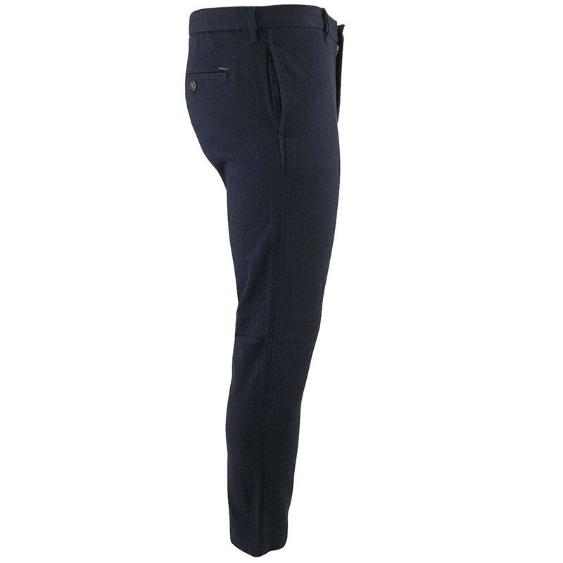 DIESEL CHI DEEP SMART 81E Mens Chino Trousers Stretch Casual Khakis Navy Pants