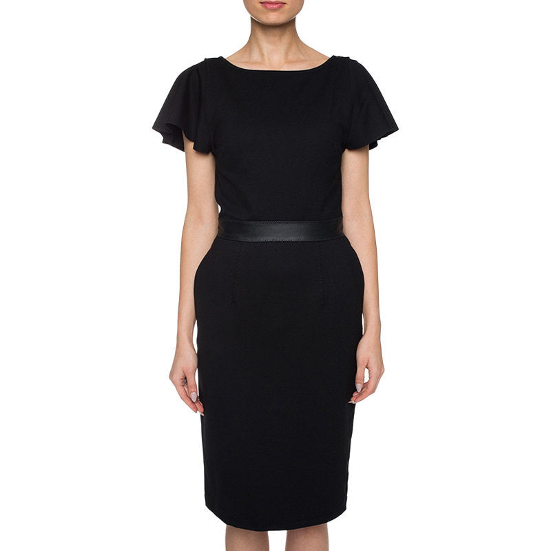 DIESEL D SONAL Womens Cut Out Detail Dress Ladies Round Neck Short Sleeve Dress