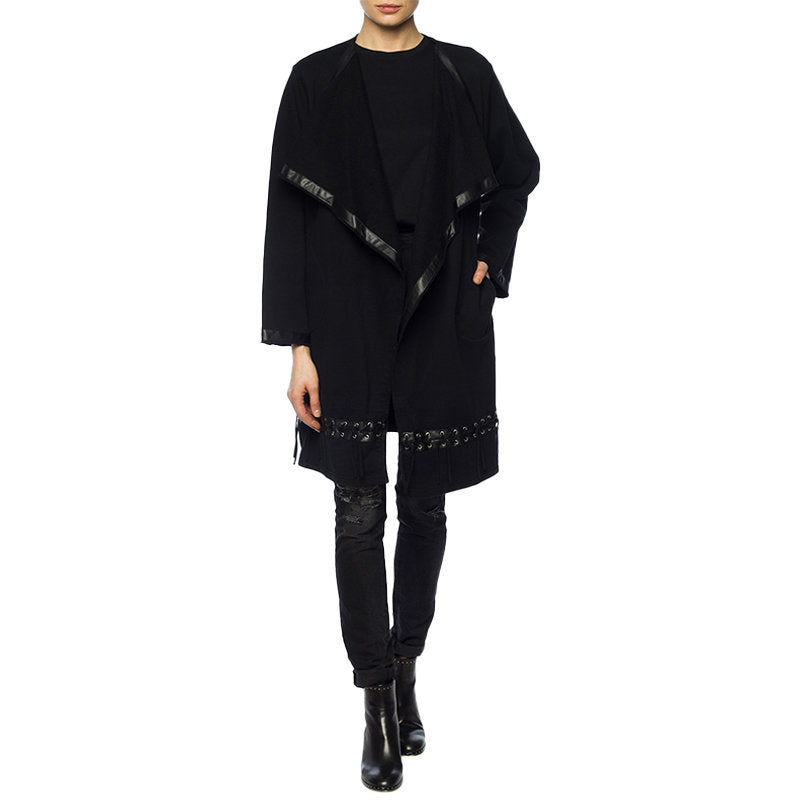 DIESEL G GLAM 900 Womens Trench Coat Virgin Wool Jacket Single Breasted Overcoat