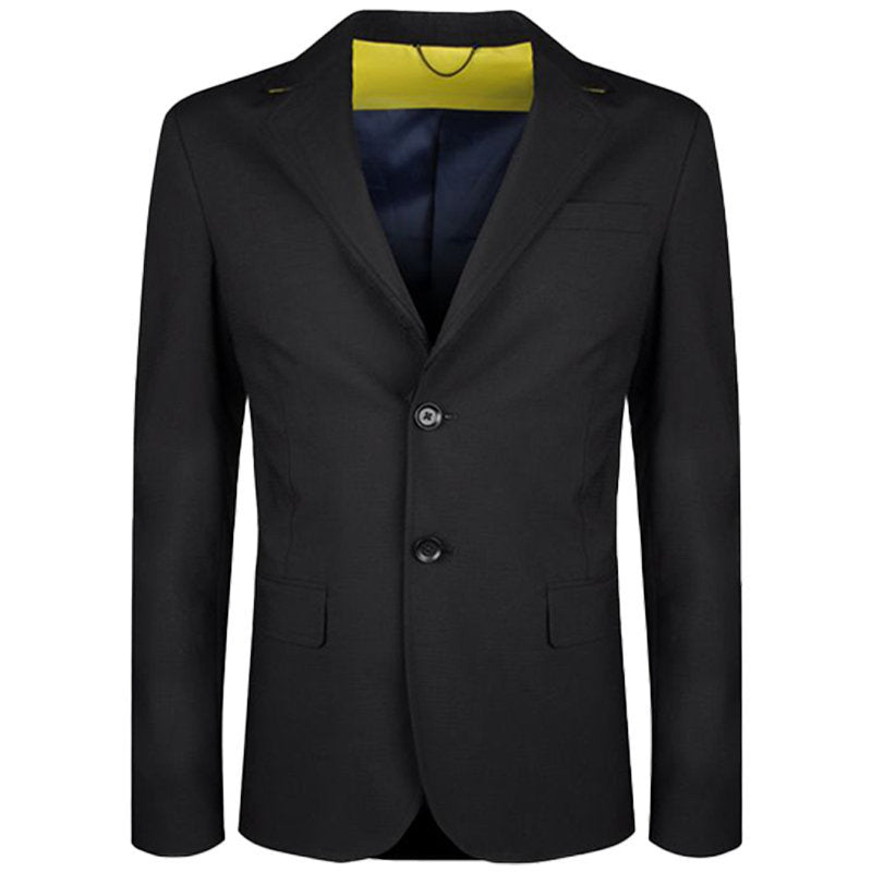 DIESEL J VEGAS Mens Blazer 2X Button Slim Fit Casual Single Breasted Coat Black