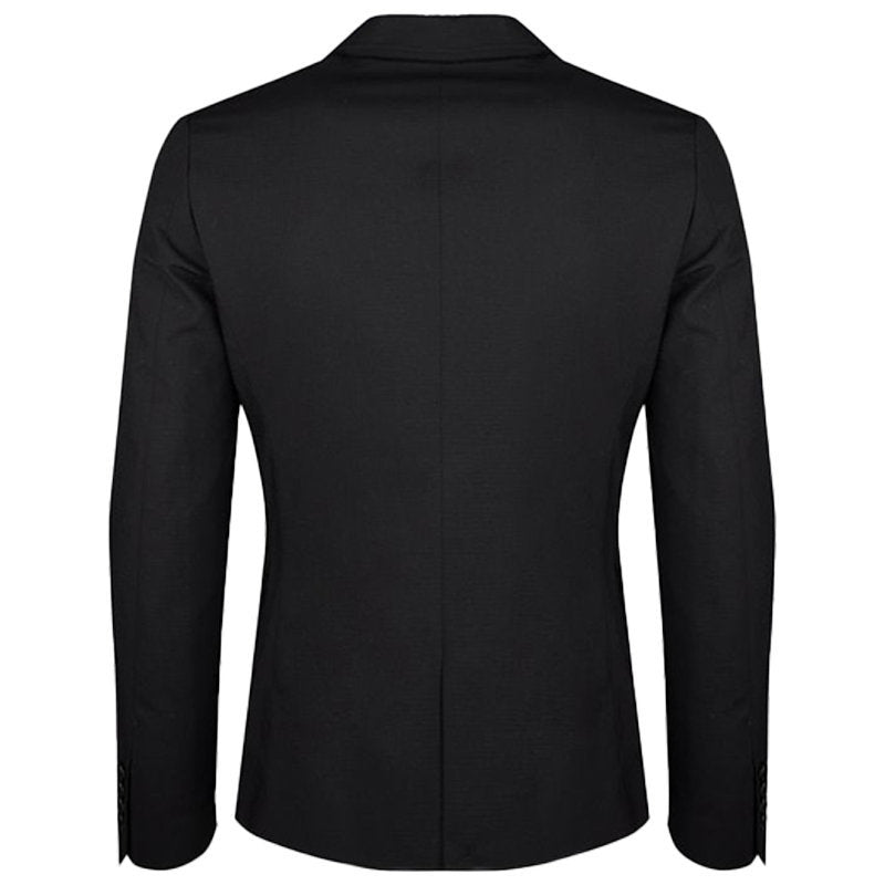 DIESEL J VEGAS Mens Blazer 2X Button Slim Fit Casual Single Breasted Coat Black