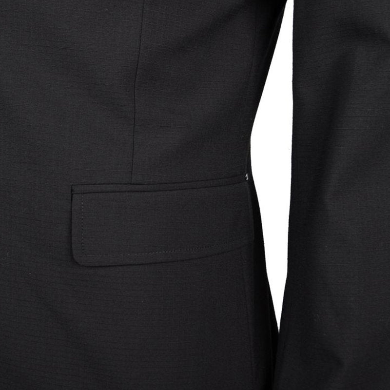 DIESEL J VEGAS Mens Blazer 2X Button Slim Fit Casual Single Breasted Coat Black
