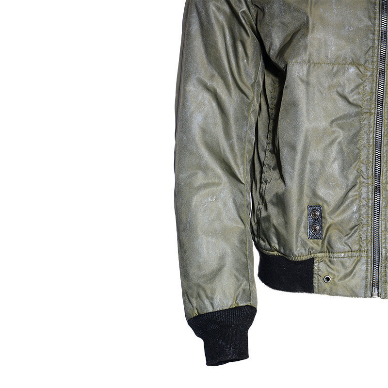 DIESEL J ZEALAND Mens Bomber Jacket Padded Quilted Winter Outwear Casual Coat