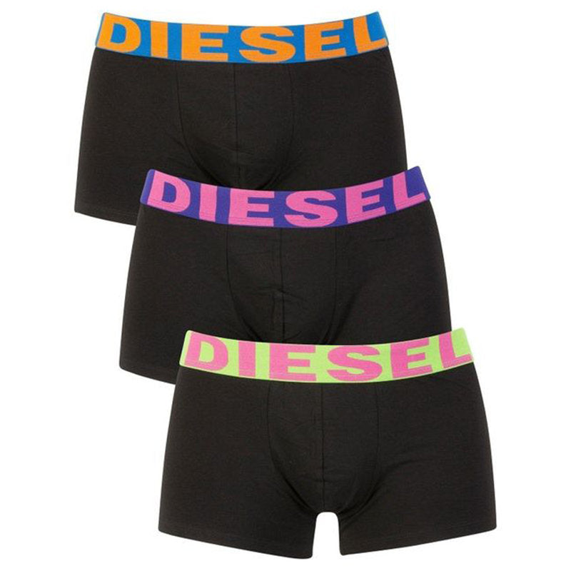 DIESEL Mens Trunks Boxer Shorts Underwear Pack of 3 High Quality Mens Trunk