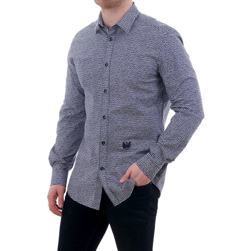 DIESEL S DUNY 100 Mens Shirt Long Sleeve Regular Fit Soft Cotton Camicia Shirt