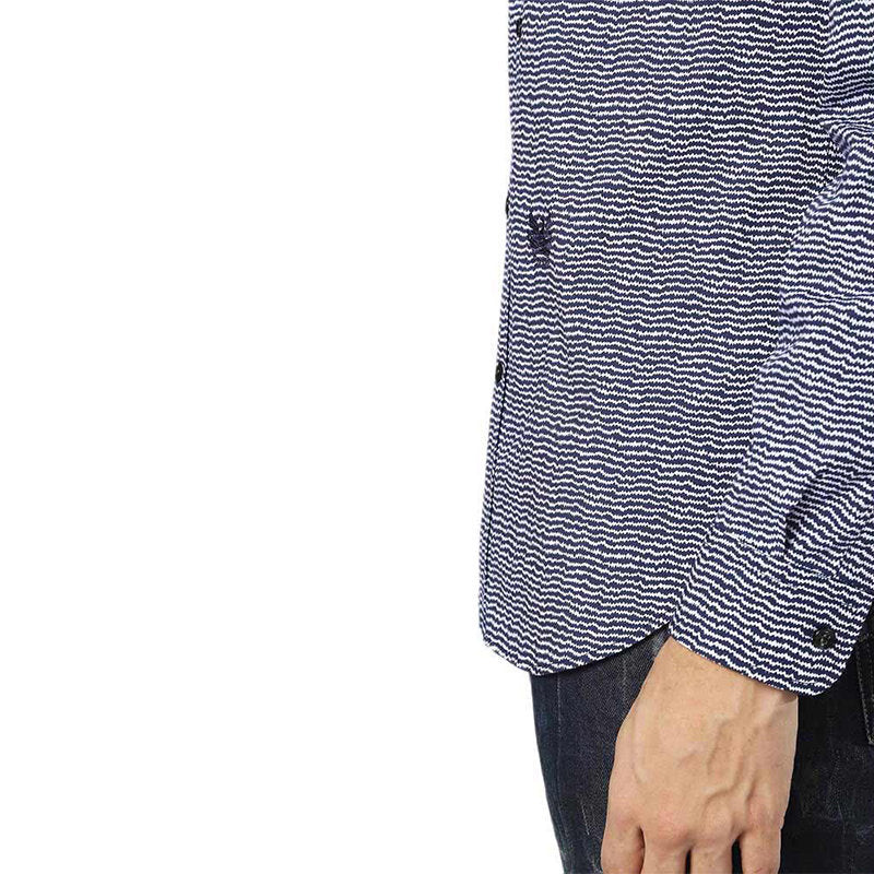 DIESEL S DUNY 100 Mens Shirt Long Sleeve Regular Fit Soft Cotton Camicia Shirt