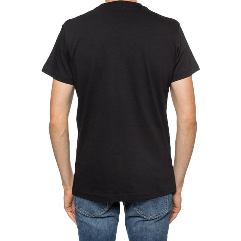 DIESEL T DIEGO BX2 Mens T-Shirt Crew Neck Short Sleeve Casual Black Cotton Tee