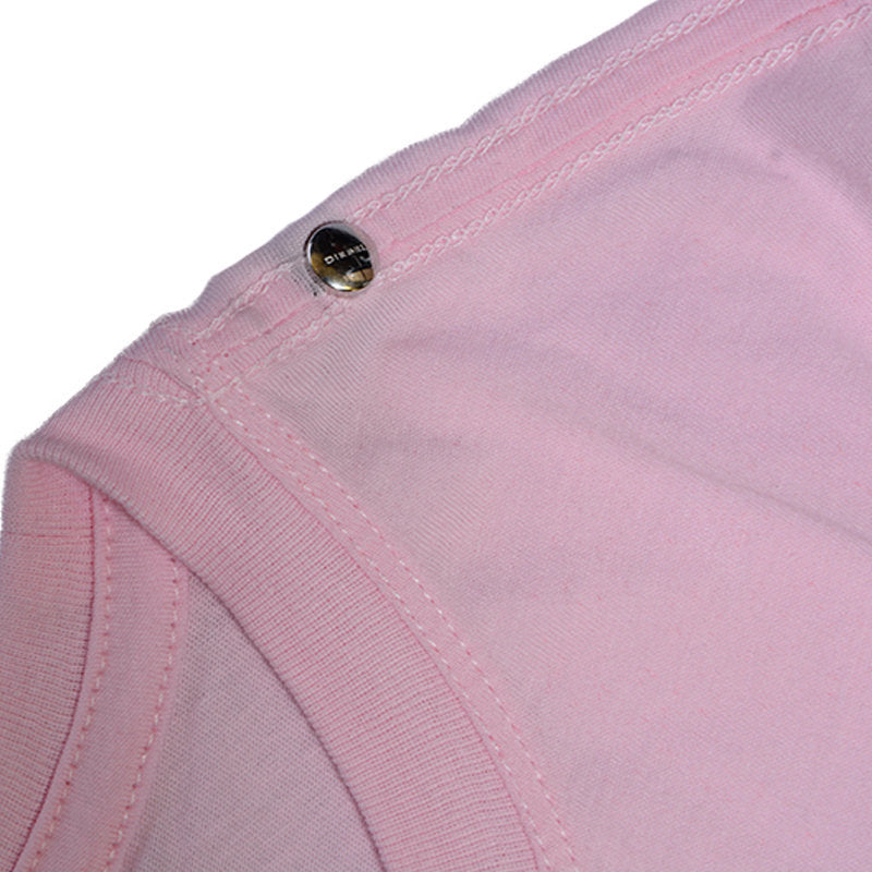 DIESEL T SILY C Womens T-Shirt Crew Neck Short Sleeve Top Casual Summer Pink Tee