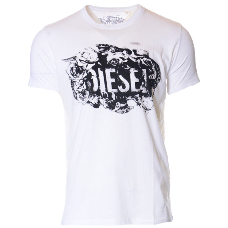 DIESEL T8 DIESEL 0W91B Mens T Shirt Crew Neck Short Sleeve Casual Cotton Tee New