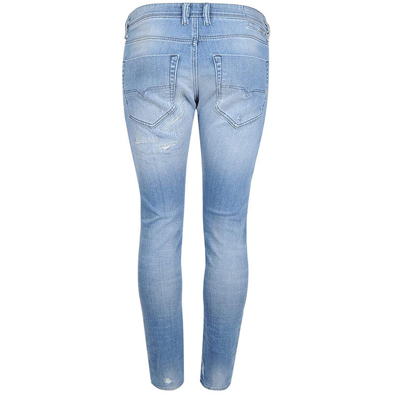 DIESEL TEPPHAR 084GI Mens Denim Jeans Slim Fit Tapered Distressed Casual Pants