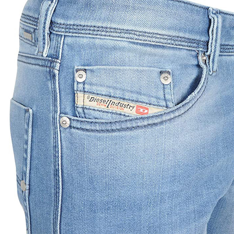 DIESEL TEPPHAR 084GI Mens Denim Jeans Slim Fit Tapered Distressed Casual Pants