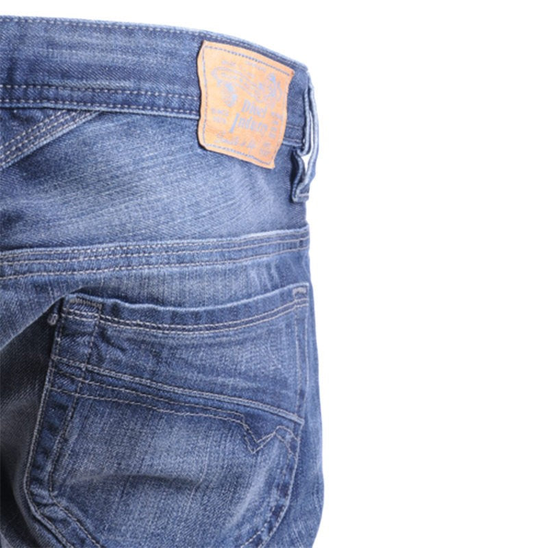 DIESEL THANAZ 0RZ31 Mens Denim Jeans Regular Slim Casual Cotton Pants Dark Blue