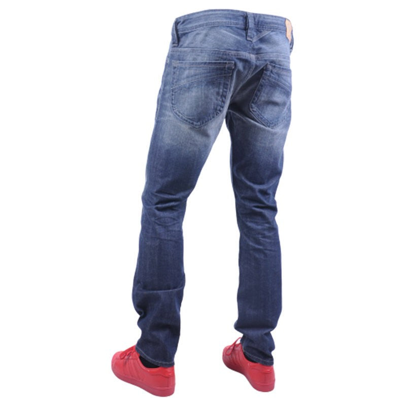 DIESEL THANAZ 0RZ31 Mens Denim Jeans Regular Slim Casual Cotton Pants Dark Blue