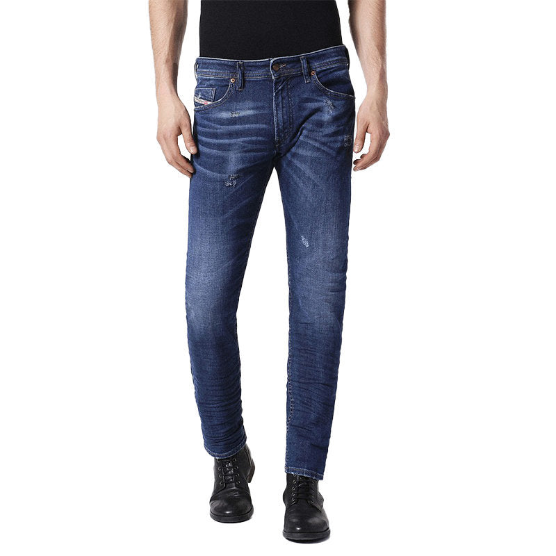 DIESEL THOMMER 084GS Mens Denim Jeans Stretch Slim Fit Skinny Distressed Pants