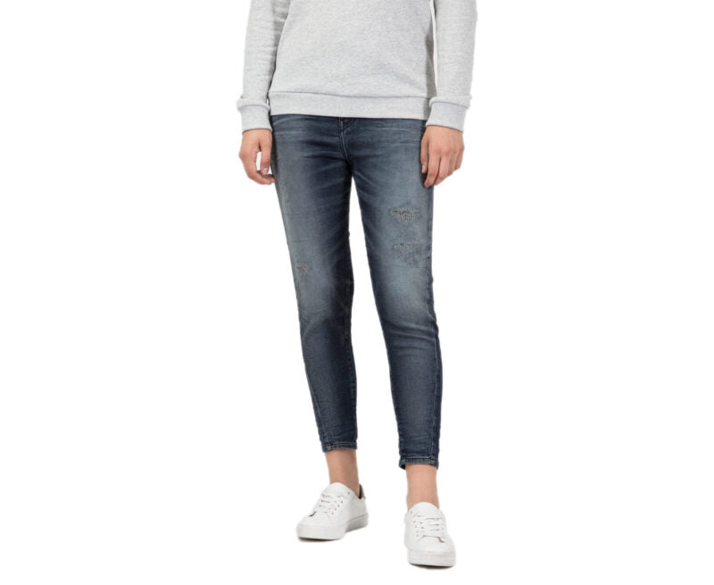 DIESEL CANDYS NE 069BC Womens Denim Sweat Jogg Jeans Slim Fit Carrot Leg
