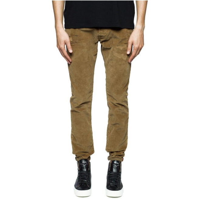 DIESEL KAKEE 003W4 Mens Corduroy Trousers Regular Fit Straight Casual Chino Pant