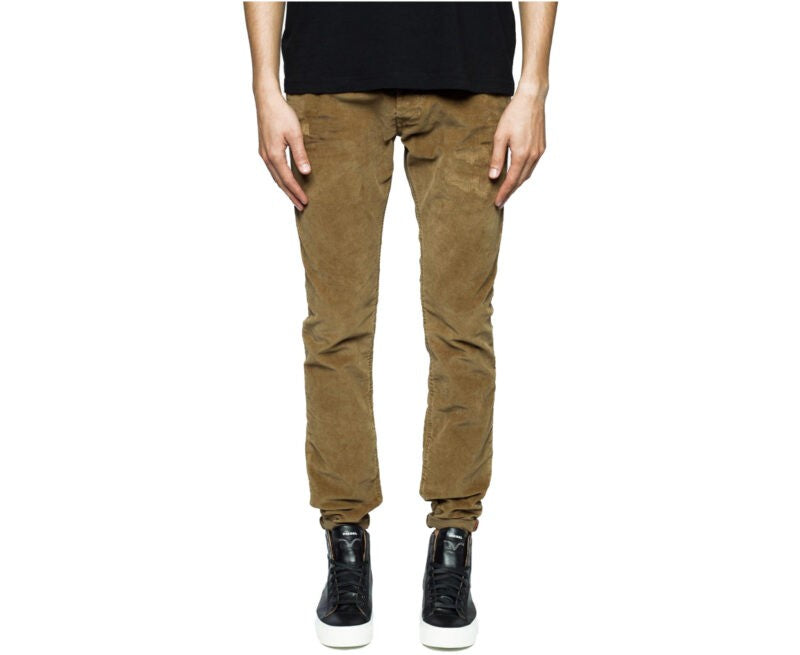DIESEL KAKEE 003W4 Mens Corduroy Trousers Regular Fit Straight Casual Chino Pant