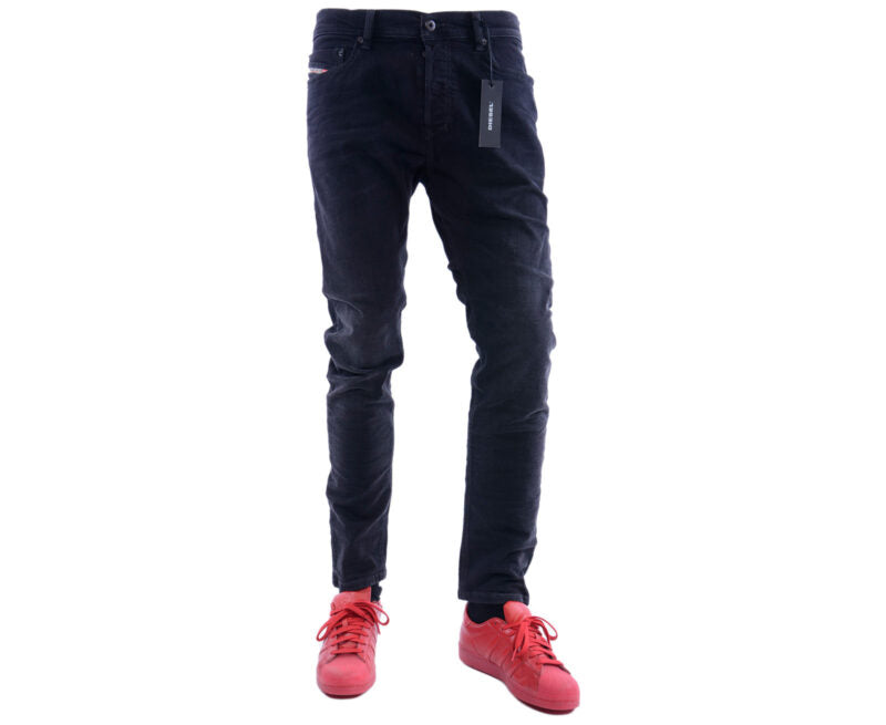 DIESEL TEPPHAR R06C7 Mens Denim Jeans Stretch Slim Fit Carrot Casual Denim Pants