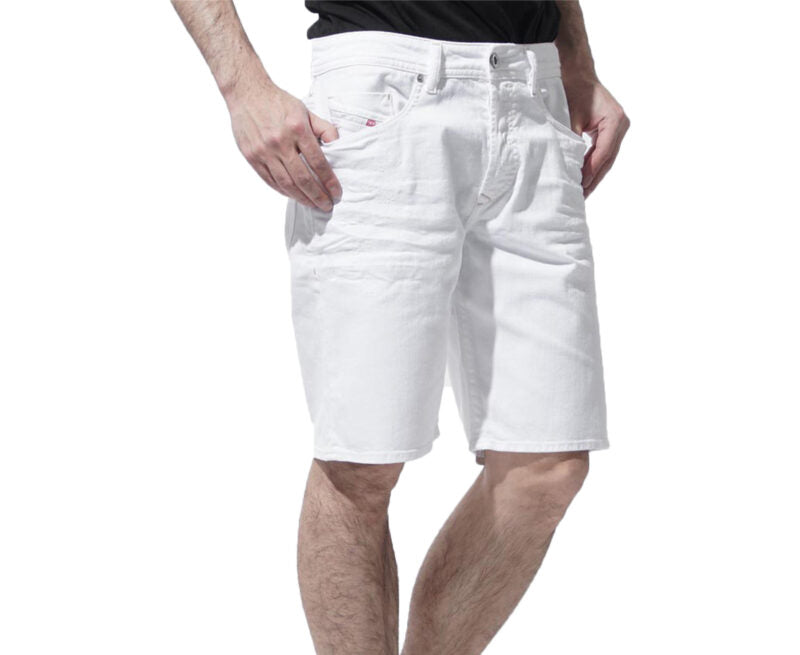 DIESEL BUSTSHORT 0689H Mens Denim Jeans Shorts Distressed Casual Summer Outwear