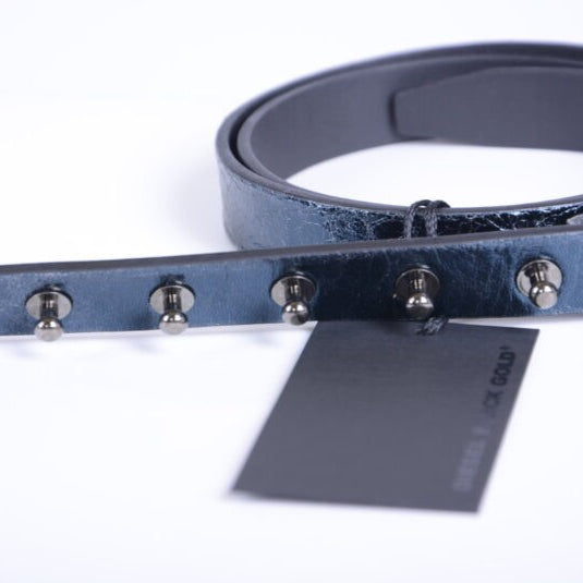 DIESEL BLACK GOLD Womens Belts Genuine Lamb Leather Made In Italy