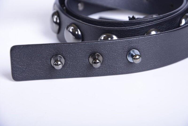 DIESEL BLACK GOLD BALCAR Womens Belts Genuine Cowhide Leather Black