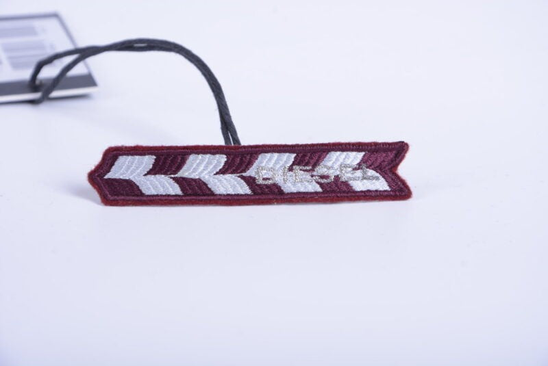 DIESEL Unisex Mens Embroidery Batch Army Military Rank Batch Style Made In Italy