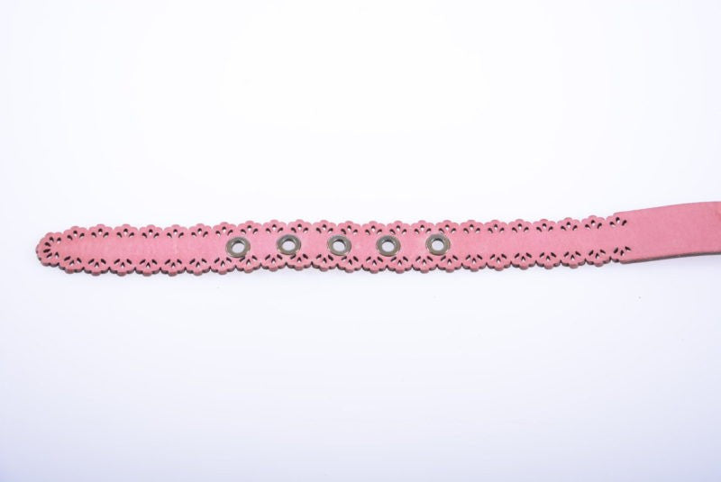 DIESEL B ALLENA X04875 Womens Belts Genuine Leather Fashion Waist Belt Pink 85cm