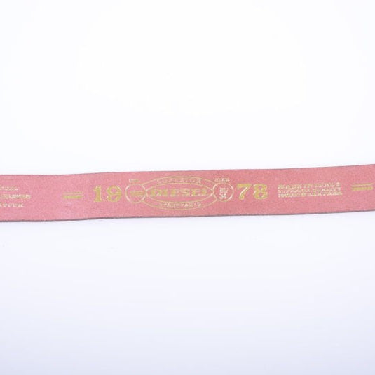 DIESEL B ALLENA X04875 Womens Belts Genuine Leather Fashion Waist Belt Pink 85cm