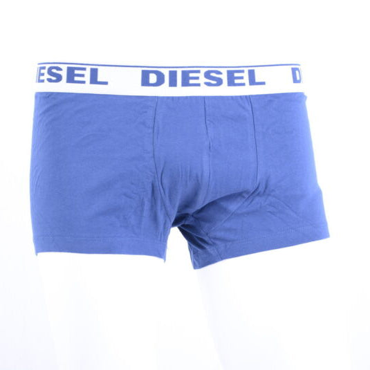 DIESEL Mens Boxer Trunks Fresh & Bright 3X Pack Cotton Underwear Blue Shorts