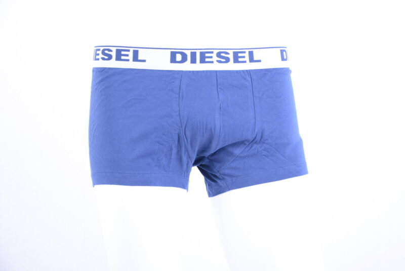 DIESEL Mens Boxer Trunks Fresh & Bright 3X Pack Cotton Underwear Blue Shorts
