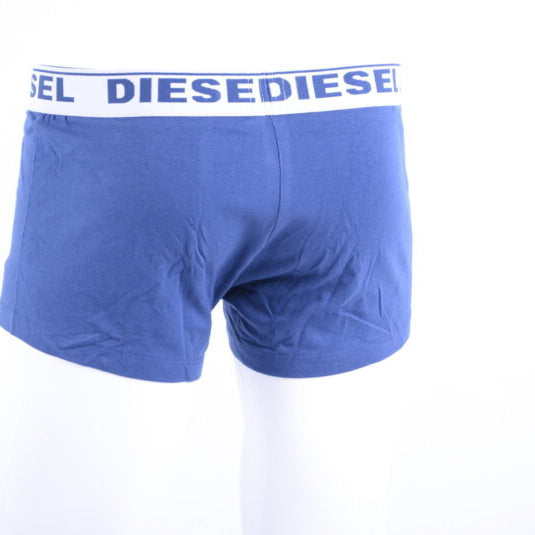 DIESEL Mens Boxer Trunks Fresh & Bright 3X Pack Cotton Underwear Blue Shorts