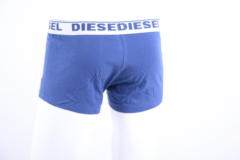 DIESEL Mens Boxer Trunks Fresh & Bright 3X Pack Cotton Underwear Blue Shorts