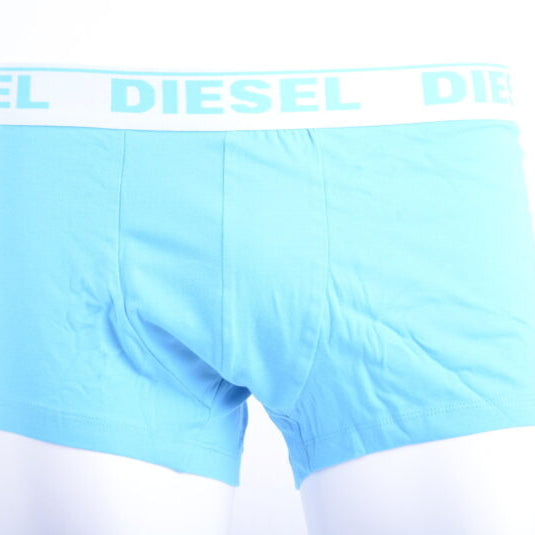 DIESEL Mens Boxer Trunks Fresh & Bright 3X Pack Cotton Underwear Blue Shorts