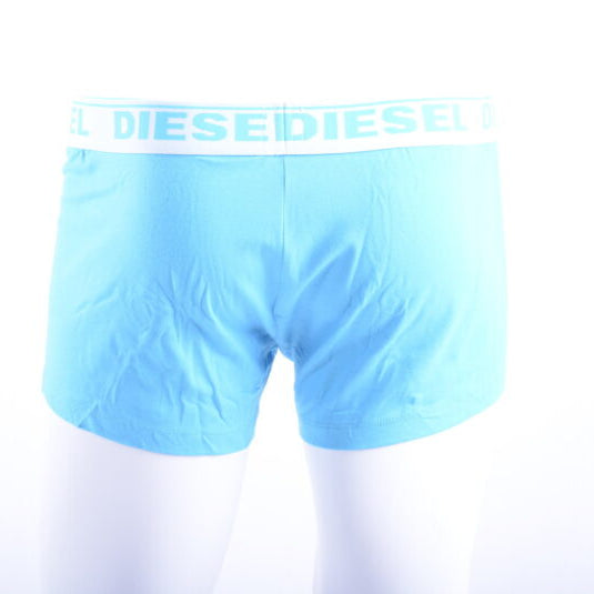 DIESEL Mens Boxer Trunks Fresh & Bright 3X Pack Cotton Underwear Blue Shorts