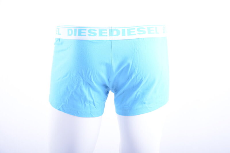 DIESEL Mens Boxer Trunks Fresh & Bright 3X Pack Cotton Underwear Blue Shorts