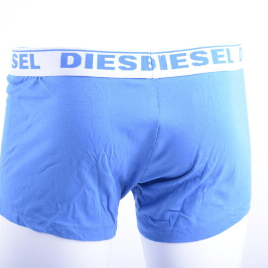 DIESEL Mens Boxer Trunks Fresh & Bright 3X Pack Cotton Underwear Blue Shorts