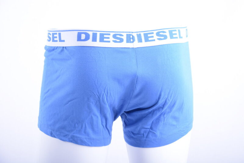 DIESEL Mens Boxer Trunks Fresh & Bright 3X Pack Cotton Underwear Blue Shorts