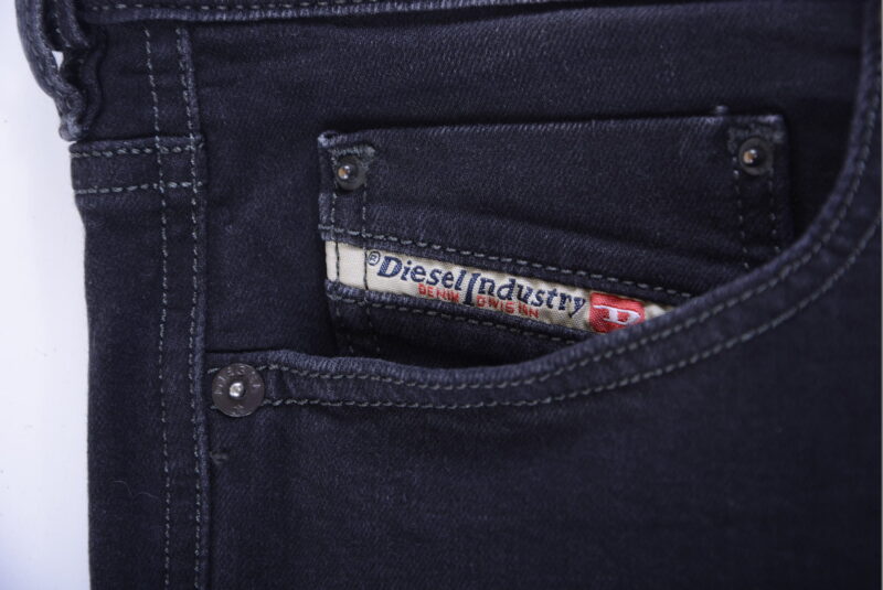 DIESEL TEPPHAR R06C7 Mens Denim Jeans Stretch Slim Fit Carrot Casual Denim Pants