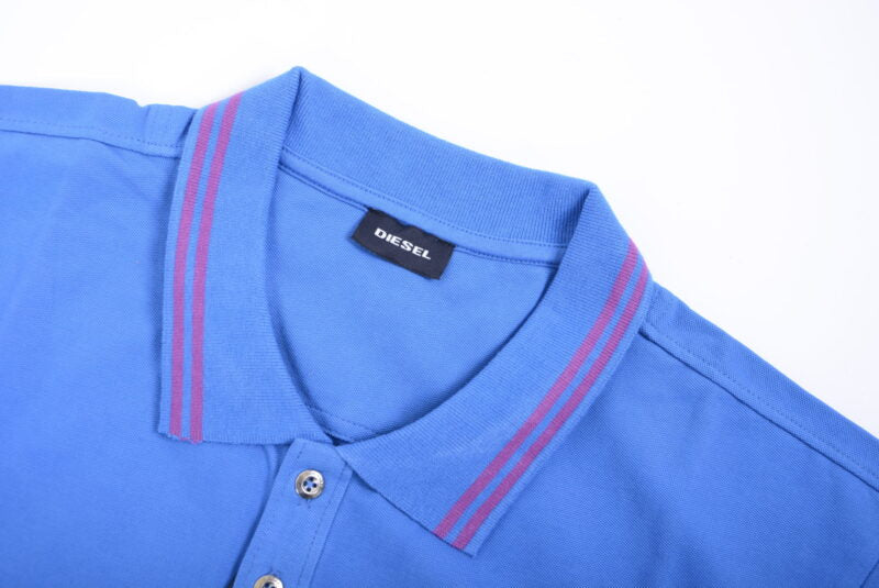DIESEL Mens Polo Shirt Navy Black Grey Blue Classic Golf T-Shirt Size S M L XL