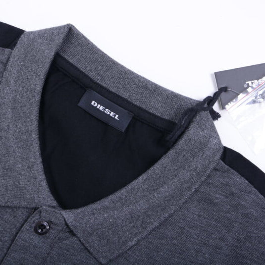 DIESEL Mens Polo Shirt Navy Black Grey Blue Classic Golf T-Shirt Size S M L XL
