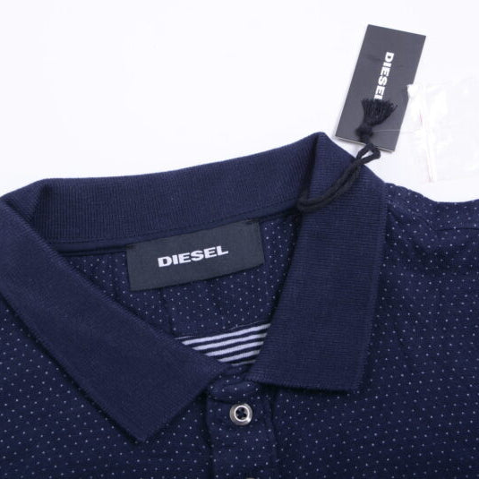 DIESEL Mens Polo Shirt Navy Black Grey Blue Classic Golf T-Shirt Size S M L XL