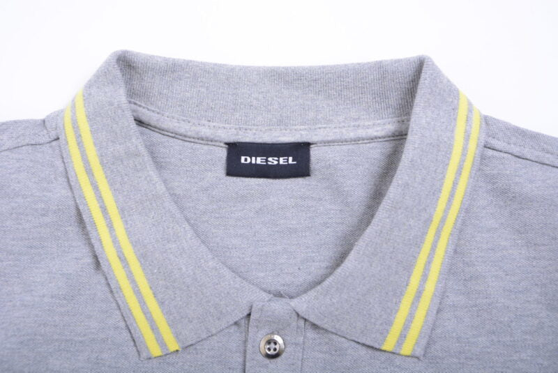DIESEL Mens Polo Shirt Navy Black Grey Blue Classic Golf T-Shirt Size S M L XL